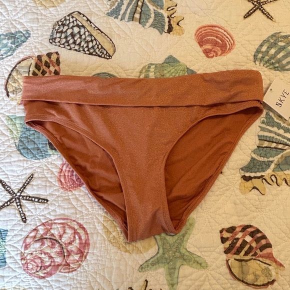 NWT Skye Swimwear Brilliance Fold Over Bikini Bottom - Picture 2 of 3